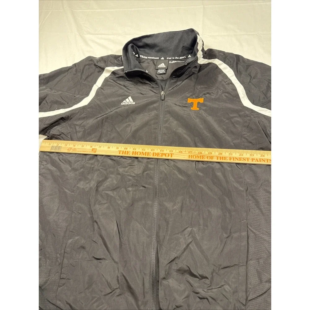 Jacket GOLF Men's X Large ClimaProof Adidas Black Full ZipMesh Lined TENNESSEE